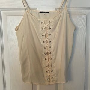 Cream tank top